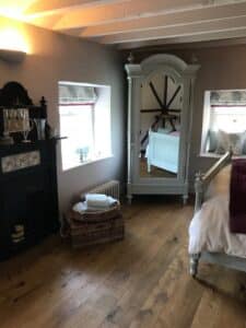 Reclaimed oak flooring
