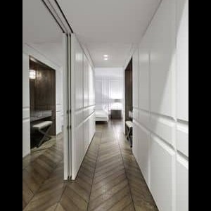 Dark engineered parquet floors
