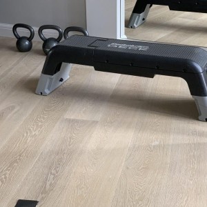 Scandinavian washed wooden flooring