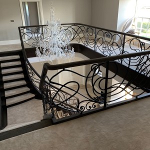 Decorative hand forged Iron balustrades Decorative hand forged Iron balustrades