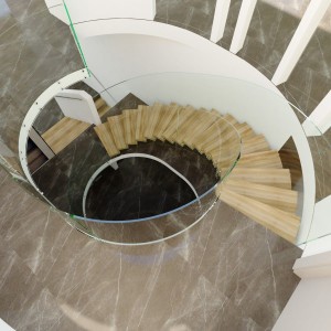 Helical stair visual Helical stair visual