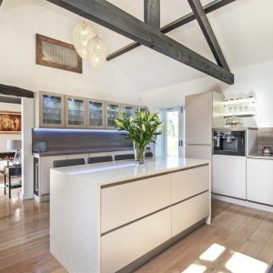 Whitewashed pale oak