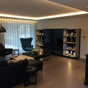 Grey wash engineered oak flooring