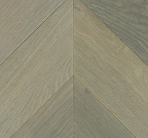 Grey stone Chevron parquet oak flooring