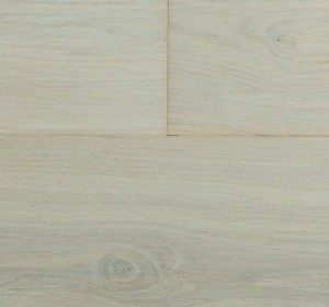 Into the light pale engineered Oak flooring
