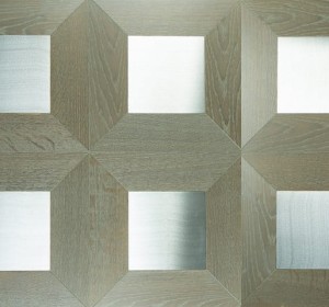 Sea foam parquet oak flooring panels Parquet pattern engineered oak flooring